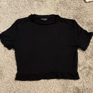Black Topshop Women's Crop Top